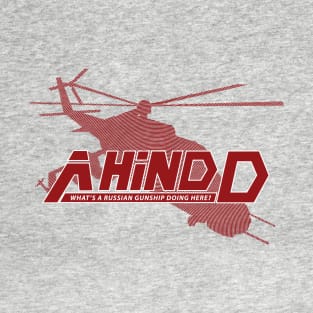 Metal Gear Solid A Hind D - Russian Gunship Tee Inspired by Kojima's MGS T-Shirt